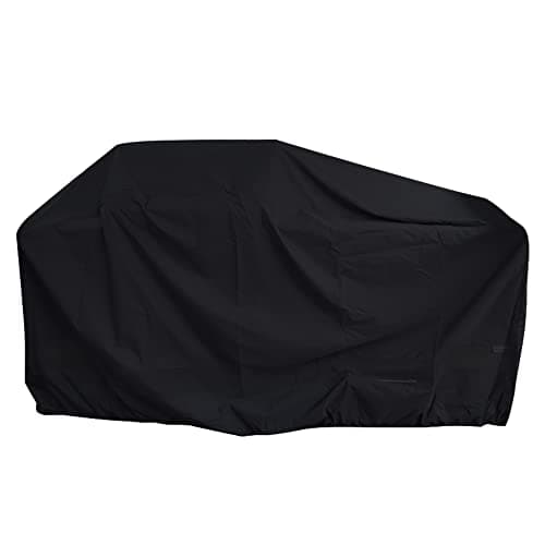 Cozzka 98 Inch Island BBQ Grill Head Cover Heavy Duty Waterproof Outdoor Kitchen BBQ Cover, Black