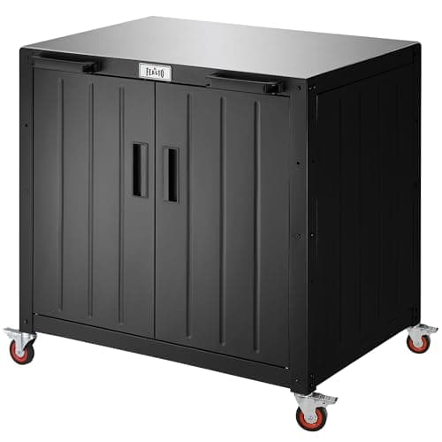 Feasto Modular Outdoor Kitchen Island with Storage and Stainless Steel Top