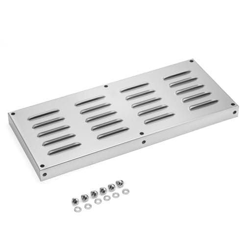Skyflame Stainless Steel Cubic Venting Panel for Outdoor Masonry Fire Pits/Fireplaces and Kitchen Island 15-Inch by 6-1/2-Inch