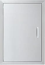 CO-Z Outdoor Kitchen Doors, Weatherproof 304 Stainless Steel Built in Single Access Doors