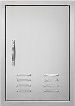 VEVOR BBQ Access Door, 17W x 24H Single Outdoor Kitchen Stainless Steel Door