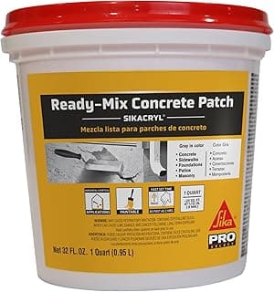 Sika Sikacryl Ready-Mix Concrete Patch for Repairing Spalls and Cracks
