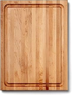 John Boos CB Series Rectangular Wooden Maple Cutting Board 24"x18" - 1.5" Thick Reversible Butcher Block