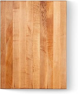 John Boos RA-Board Rectangular Wooden Maple Cutting Board 24"x18" - 2.25" Thick Reversible